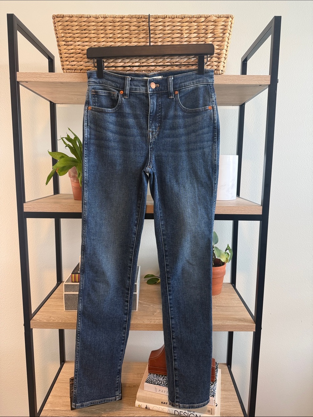 Madewell Stovepipe Mid-Rise Jeans, 26